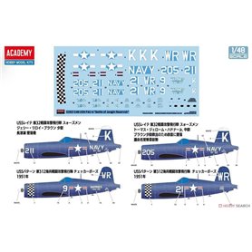 ACADEMY 12353 USN F4U-4 Battle of Jangjin Reservoir - 1:48