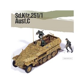 ACADEMY 13540 German Sd.kfz.251 Ausf.C - 1:35