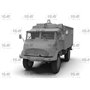 ICM 35138 Unimog S 404 German Military Ambulance