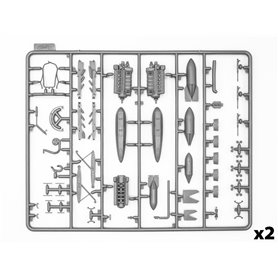 ICM 1:48 Junkers Ju-88 A-4- W/GERMAN PERSONNEL AND TORPEDO TRAILERS
