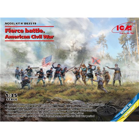 ICM DS3519 Fierce Battle. American Civil War