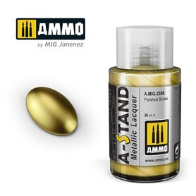 Ammo of MIG 2308 A-STAND Polished Brass - 30ml