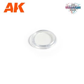 AK Interactive 1114 CLEAR HOLLOW BASE - 40mm - 5szt.