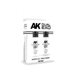 AK Interactive 1543 DUAL EXO - XTREME WHITE AND ROBOT WHITE