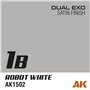 AK Interactive 1543 XTREME WHITE AND ROBOT WHITE DUAL EXO