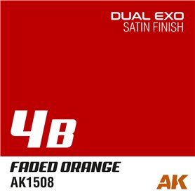 AK Interactive 1546 PURE ORANGE & FADED ORANGE DUAL EXO Set