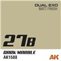 AK Interactive 1586 LIGHT MARBLE & DARK MARBLE DUAL EXO Set