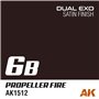 AK Interactive 1548 DUAL EXO - OXIDE RED AND PROPELLER FIRE 