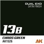 AK Interactive 1557 DUAL EXO - GALAXY GREEN AND CHAOS GREEN