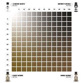 LIGHT WOOD & DARK WOOD DUAL EXO Set 24