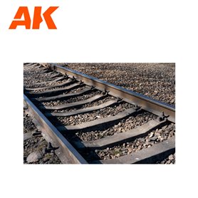 AK Interactive 1:72 SMALL RAILROAD BALLAST