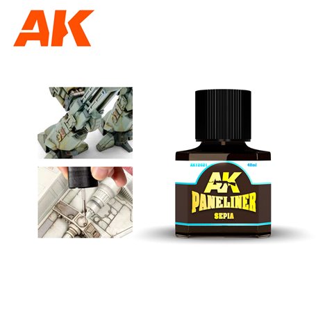 AK Interactive 12021 Sepia Paneliner 40 ml