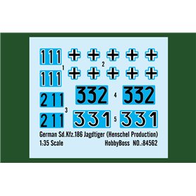 Hobby Boss 84562 Germand Sd.Kfz. 186 Jagdtiger (Henschel Production)