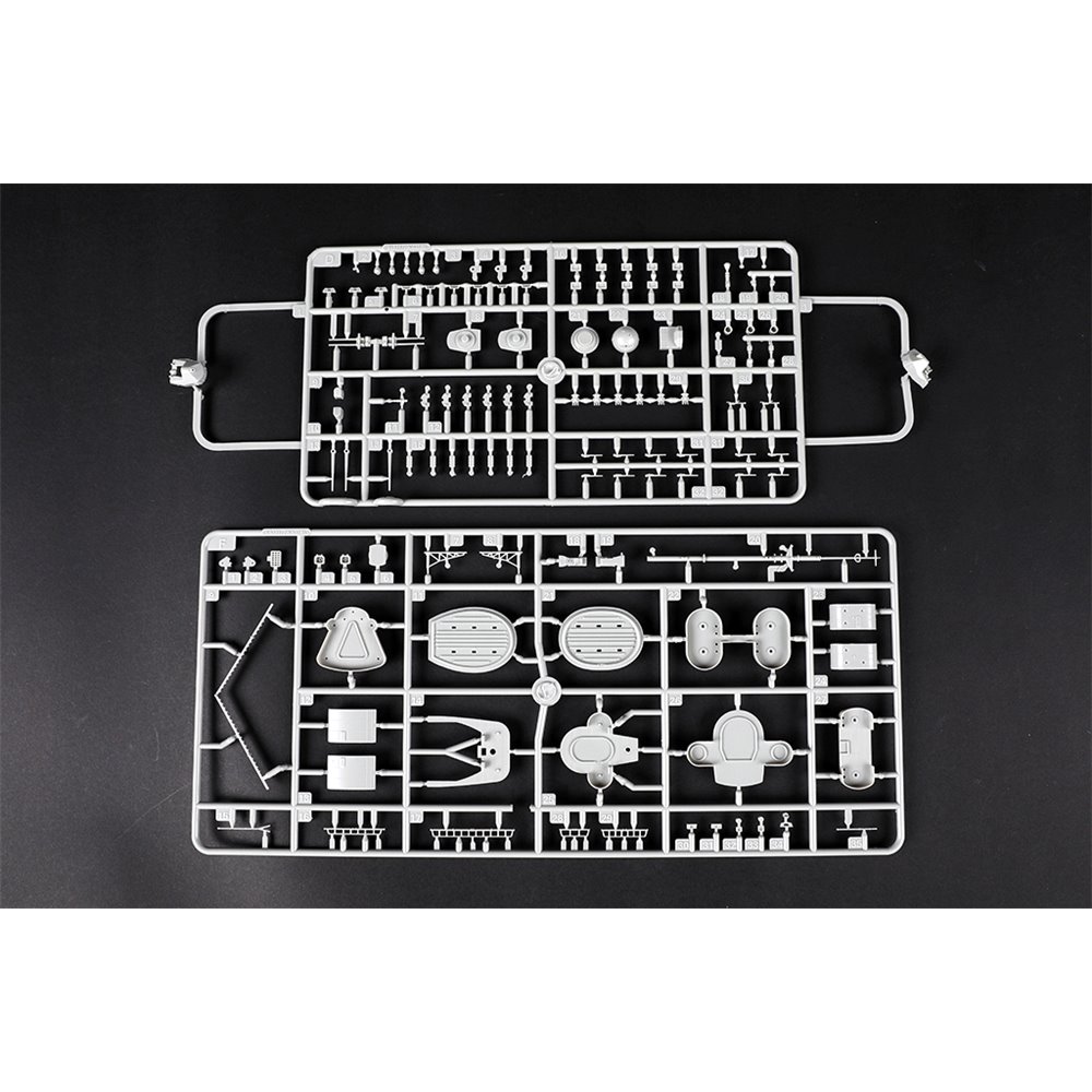 Maquette Plastique 1/350 Bismarck - Kit Modélisme Bateau De Guerre Avec 1000 Pièces