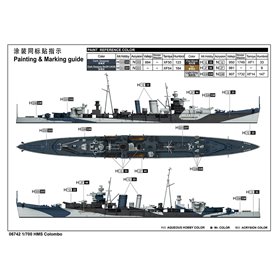 Trumpeter 1:700 HMS Colombo