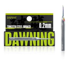 DSPIAE XPB-02 Dawning Tungsten Steel Push Broach 0.2mm