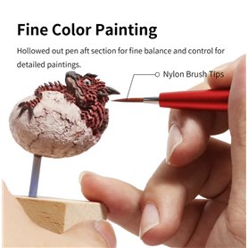 DSPIAE AT-FB03 FINE BRUSH WITH REPLACABLE POINT TIP - GREY