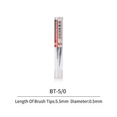 DSPIAE FBT-5/0 Fine Brush Tips 5/0 3PCS