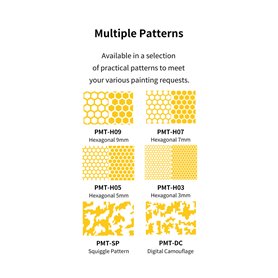 DSPIAE PMT-SP Precut Masking Tape - Squiggle Pattern