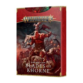 Warhammer AGE OF SIGMAR- WARSCROLL CARDS: Hednotes of Slaanesh
