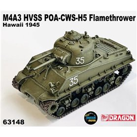 Dragon ARMOR 1:72 M4A3 HVSS POA-CWS-H5 Flamethrower - HAWAII 1945