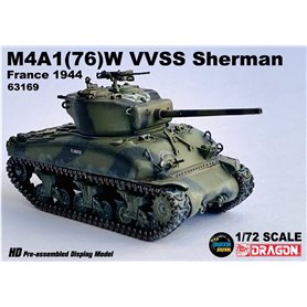 Dragon ARMOR 1:72 M4A1(76)W VVSS Sherman - FRANCE 1944