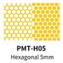 DSPIAE PMT-H05 Precut Masking Tape 5mm Hexagonal