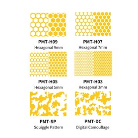DSPIAE PMT-H05 PRECUT MASKING TAPE HEXAGONAL - 5mm