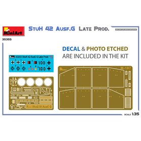 Mini Art 1:35 Stumrhaubitze StuH.42 Ausf.G - LATE PRODUCTION