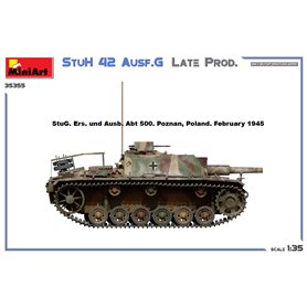 Mini Art 1:35 Stumrhaubitze StuH.42 Ausf.G - LATE PRODUCTION