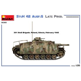 Mini Art 1:35 Stumrhaubitze StuH.42 Ausf.G - LATE PRODUCTION