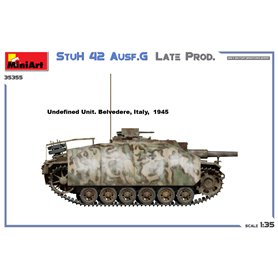 Mini Art 1:35 Stumrhaubitze StuH.42 Ausf.G - LATE PRODUCTION