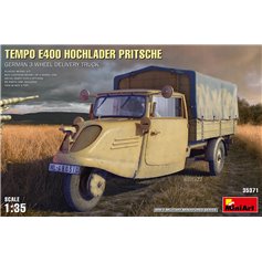 Mini Art 1:35 Tempo E400 Hochlander Pritsche - GERMAN 3-WHEELED DELIVERY TRUCK