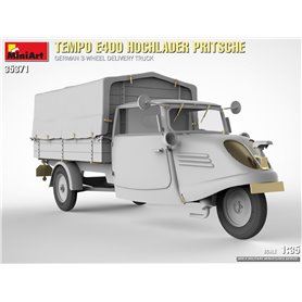 Mini Art 1:35 Tempo E400 Hochlander Pritsche - GERMAN 3-WHEELED DELIVERY TRUCK