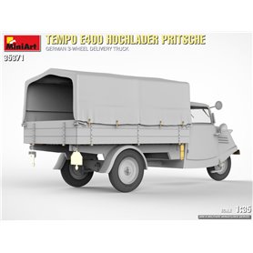Mini Art 1:35 Tempo E400 Hochlander Pritsche - GERMAN 3-WHEELED DELIVERY TRUCK