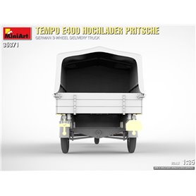 Mini Art 1:35 Tempo E400 Hochlander Pritsche - GERMAN 3-WHEELED DELIVERY TRUCK