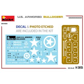 Mini Art 1:35 U.S. ARMORED BULLDOZER