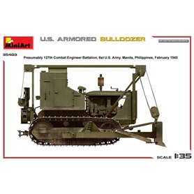 Mini Art 1:35 U.S. ARMORED BULLDOZER