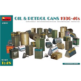 Mini Art 49006 Oil & Petrol Cans 1930-40s