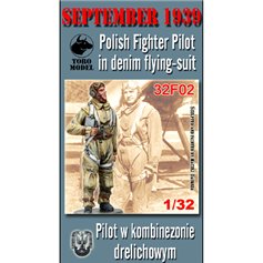 Toro 1:32 September 1939 - Polish fighter pilot in denim flying-suit 