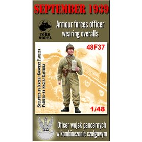 Toro 1:48 Wrzesień 1939 - oficer Wojsk Pancernych w Kombinezonie Czołgowym