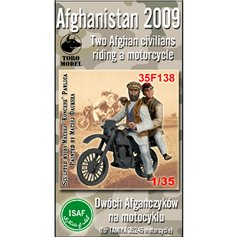 Toro 1:35 Afganistan 2009 - dwóch afgańczyków na motocyklu