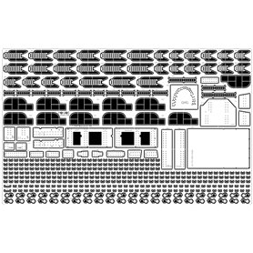 Pontos 23001F2 Bismarck 1941 Detail up set Basic Ver.2 1/200
