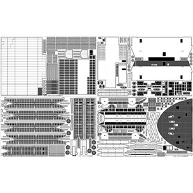 Pontos 27010FB USS CV-6 Enterprise 1942 Detail up set (20B Deck Blue) 1/200