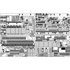 Pontos 27010FB USS CV-6 Enterprise 1942 Detail up set (20B Deck Blue) 1/200