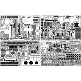 Pontos 27010FB USS CV-6 Enterprise 1942 Detail up set (20B Deck Blue) 1/200