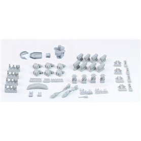 Pontos 35007F1 USS BB-61 Iowa 1984 Detail up set 1/350