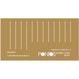Pontos 35019WD1 DKM Graf Spee Wooden Deck set Type T 1/350