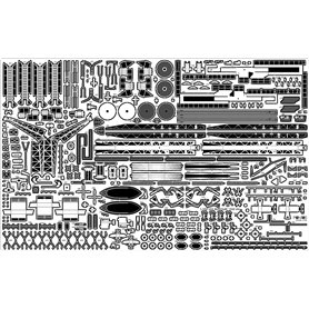 Pontos 35026FB USS BB-63 Missouri 1945 Detail up set (20B Deck Blue) 1/350