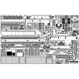 Pontos 37031FB USS CV-6 Enterprise 1942 Detail up set (20B Deck Blue) 1/350